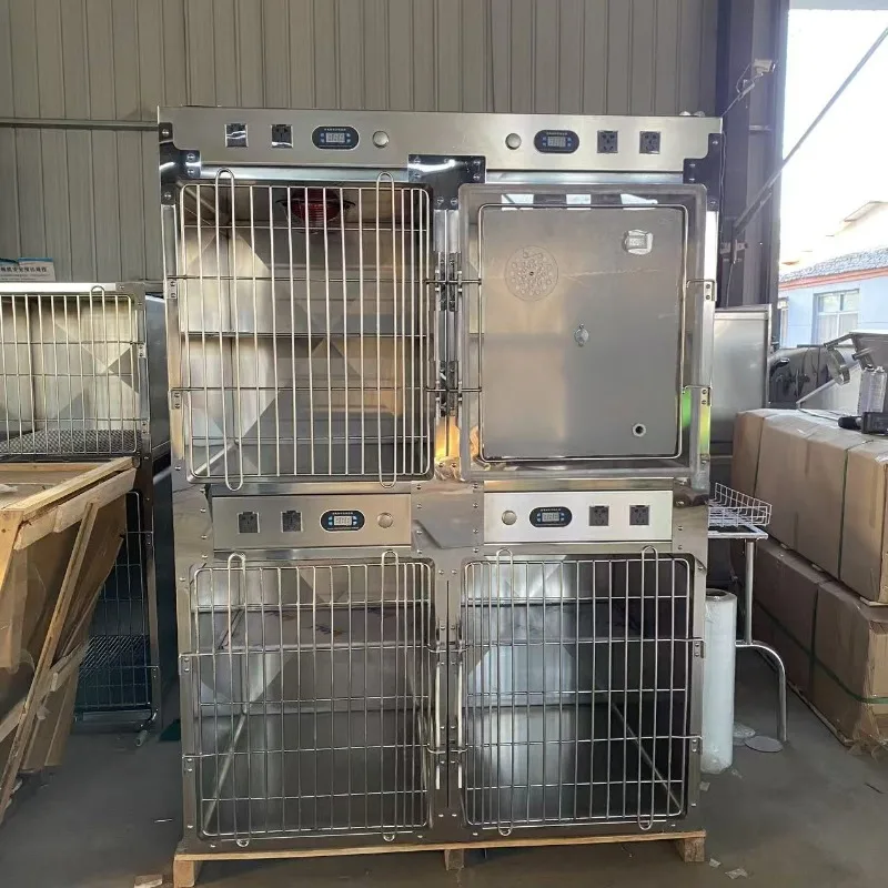 Pet shop hospital stainless steel pet cage