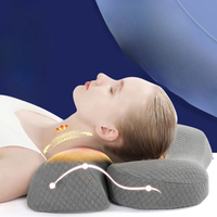 Traction Cervical Pillow Slow Rebound Memory Pillows and Multi-function Sleeping Artifact Neck Spine Anti Tractions Neck Pillow