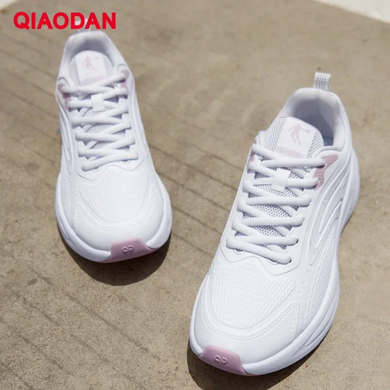 QIAODAN Sneakers Women 2023 Autumn New Fashion Anti-Slippery Waterproof Lightweight Soft Sole Casual Running Shoes XM46230212