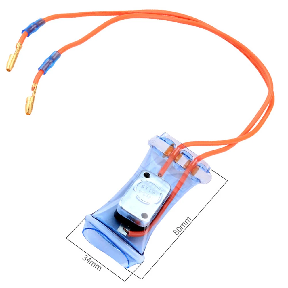 Биметаллический термостат, термостат для размораживания, 2-проводная конструкция, 250 В переменного тока, 10 А, простая установка, универсальный термостат для холодильника