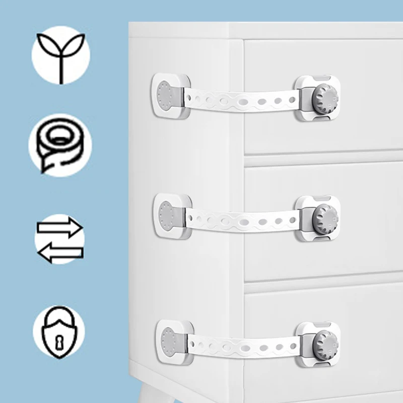 1/2 個ベビー抗ピンチハンドドロワーロック子供の安全キャビネットドアロックチャイルドセキュリティプロテクター引き出しキャビネットドアロックラッチ