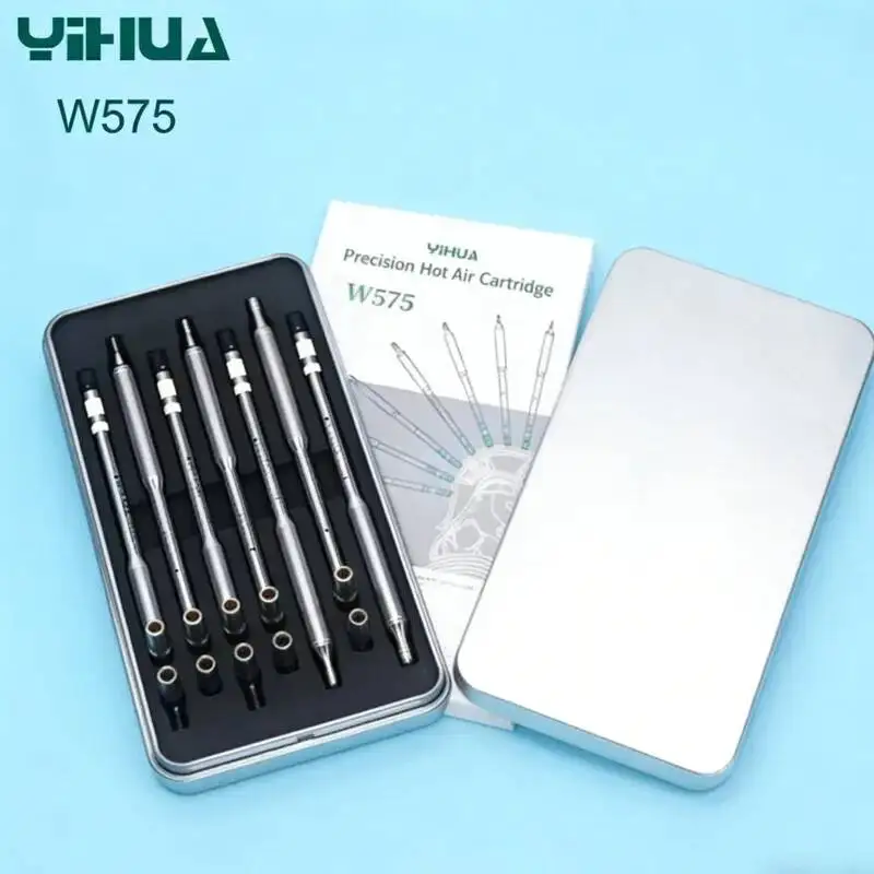 

Complete Original Nozzle Set For YIHUA 8509-I/992D-II 0.5/1.0/1.5/2.0/2.5/3.0/3.5/4.0mm For Ultimate Hot Air Rework Versatility