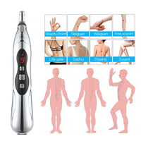 Acupuncture Pen Electronic Face Neck Back Laser Energy Meridian Tired Electric Massage Pen Muscle Relax Body Deep Tissue Unisex