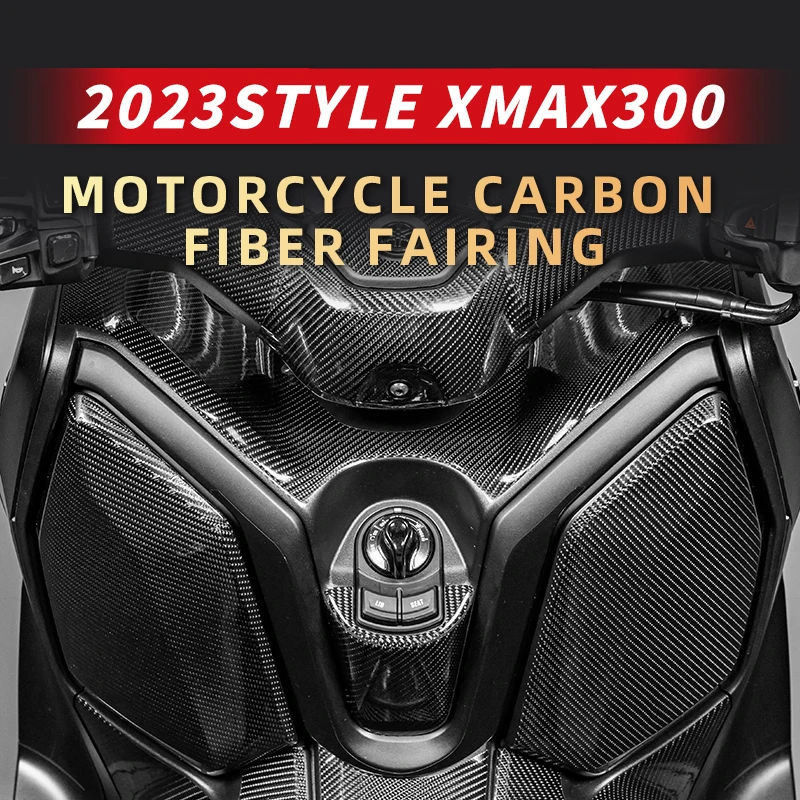 

For YAMAHA XMAX 300 2023 Years Motorcycle Accessories Latest Model Carbon Fiber Protective Sticker Stickers Decals