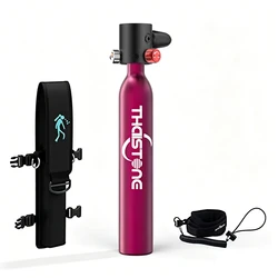 THAISTONE 0.5L Mini Scuba Diving Tank with Constant Pressure Portable Cylinder for Snorkeling Outdoor Underwater Oxygen Reusable