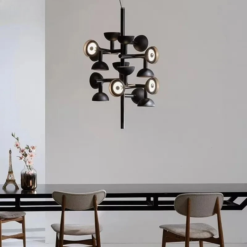 Postmodern Minimalist Creative Speaker Soft Decoration Chandelier Living Room Dining Room Bedroom Office Store Lighting Fixtures