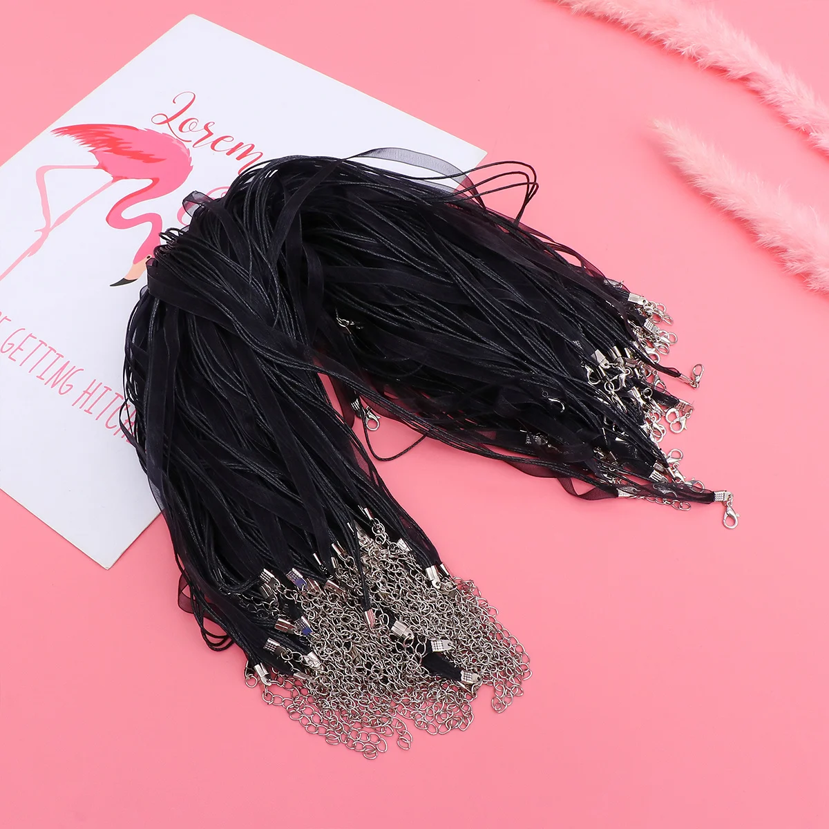 

100 pcs Wax Yarn Cord For Jewelry Making Colorful Necklace Bracelet Diy Craft Adjustable Chain Replacement Supplies Jewelry