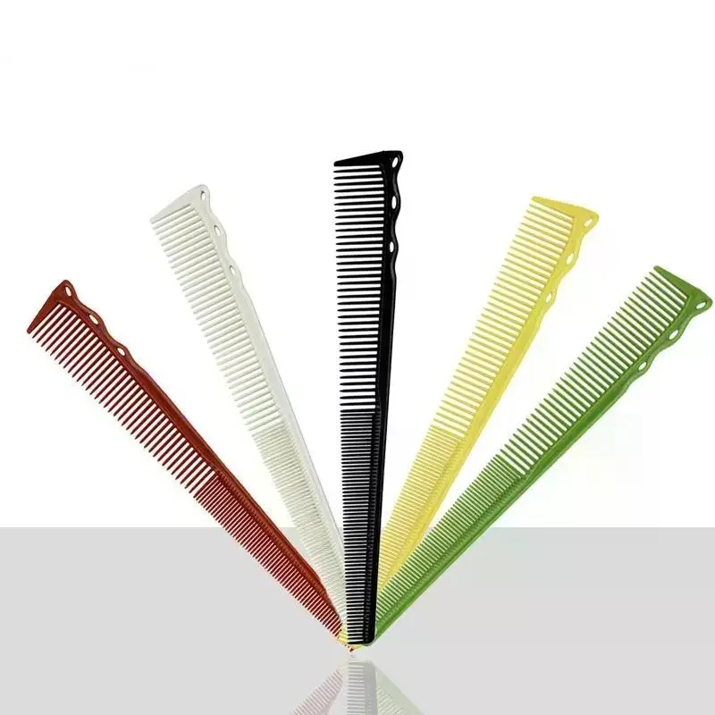 Barber Cutting Comb Dual Density Teeth Anti Static Plastic Hair Comb Professional Salon Home Hairdressing Styling Tool 1Pcs