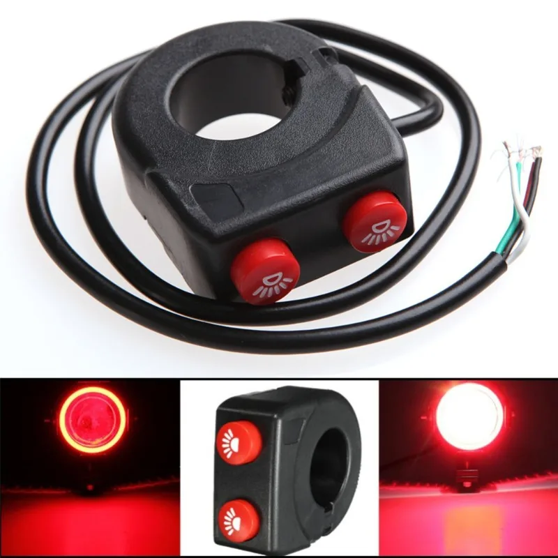 Motorcycle 22mm Handlebar Horn Headlight Combination Switch Button Motor Switches Turn Signal Modification Accessories