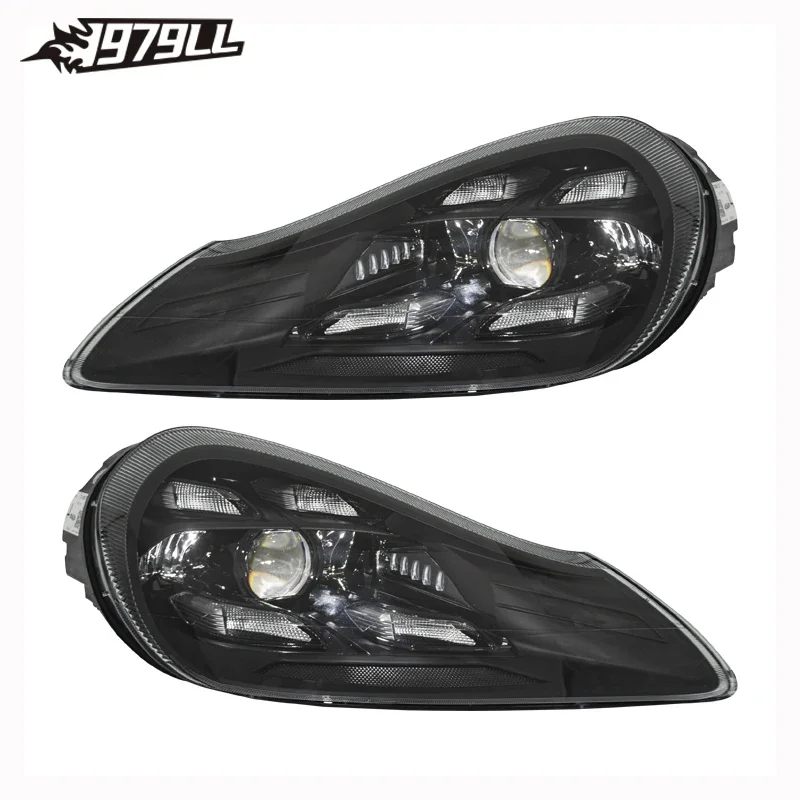 LED Front Lamp Housing For Porsche Cayenne 957 2007-2010 Upgrade To New Style Front Light view 3