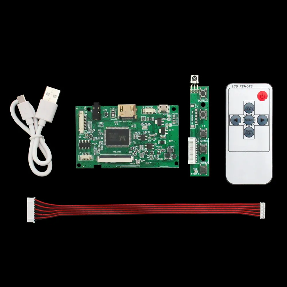 Imagem -03 - Polegada Monitor de Tela Lcd Placa de Controle de Driver Áudio Hdmi-compatível para Lattepanda Raspberry pi Banana pc 9