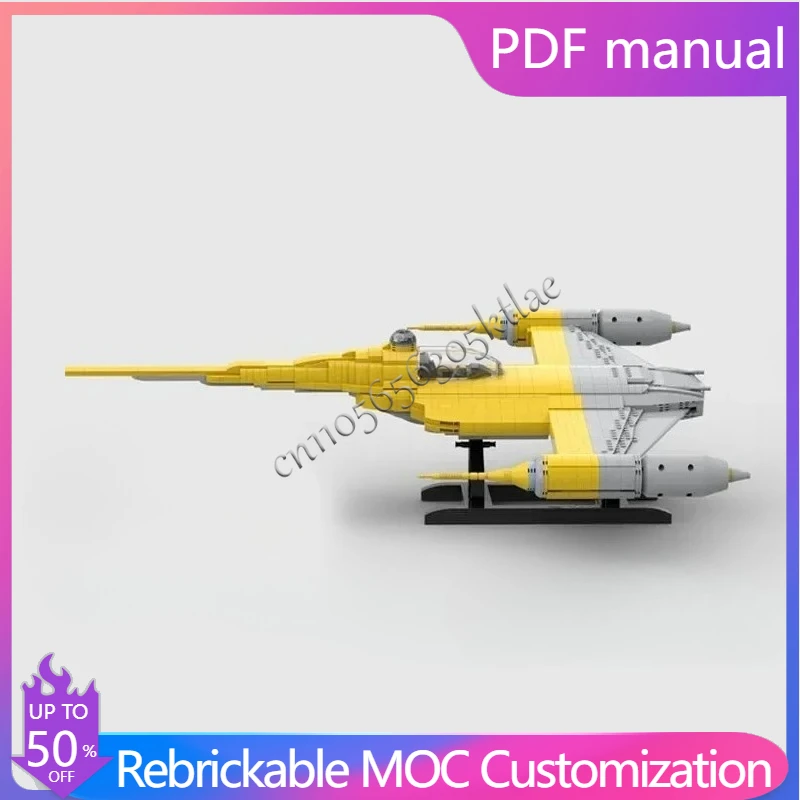 

Новые 2672 детали, знаменитый звездный боевой фильм Moc Big N1, модель звездного истребителя, креативные идеи «сделай сам», детские игрушки, подарки на день рождения, головоломка на заказ