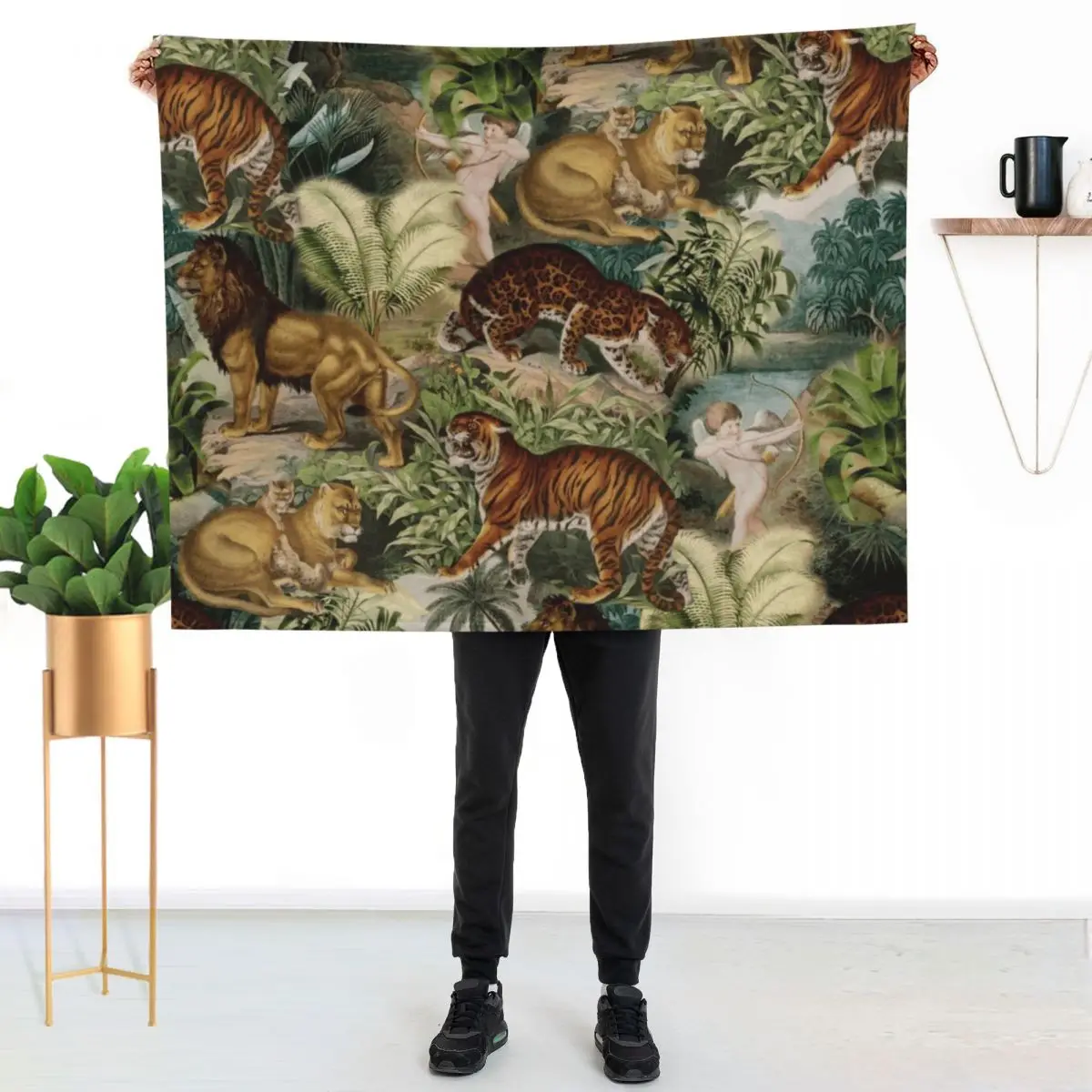 The beauty of the forest Throw Blanket for winter decorative Sofa Quilt Stuffeds For Baby Designers Blankets