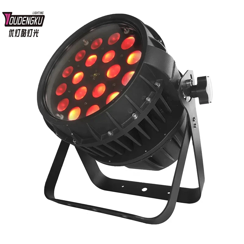 8 pieces IP65 led zoom par can Waterproof 18*10W RGBW 4in1  Outdoor led par zoom stage lighting