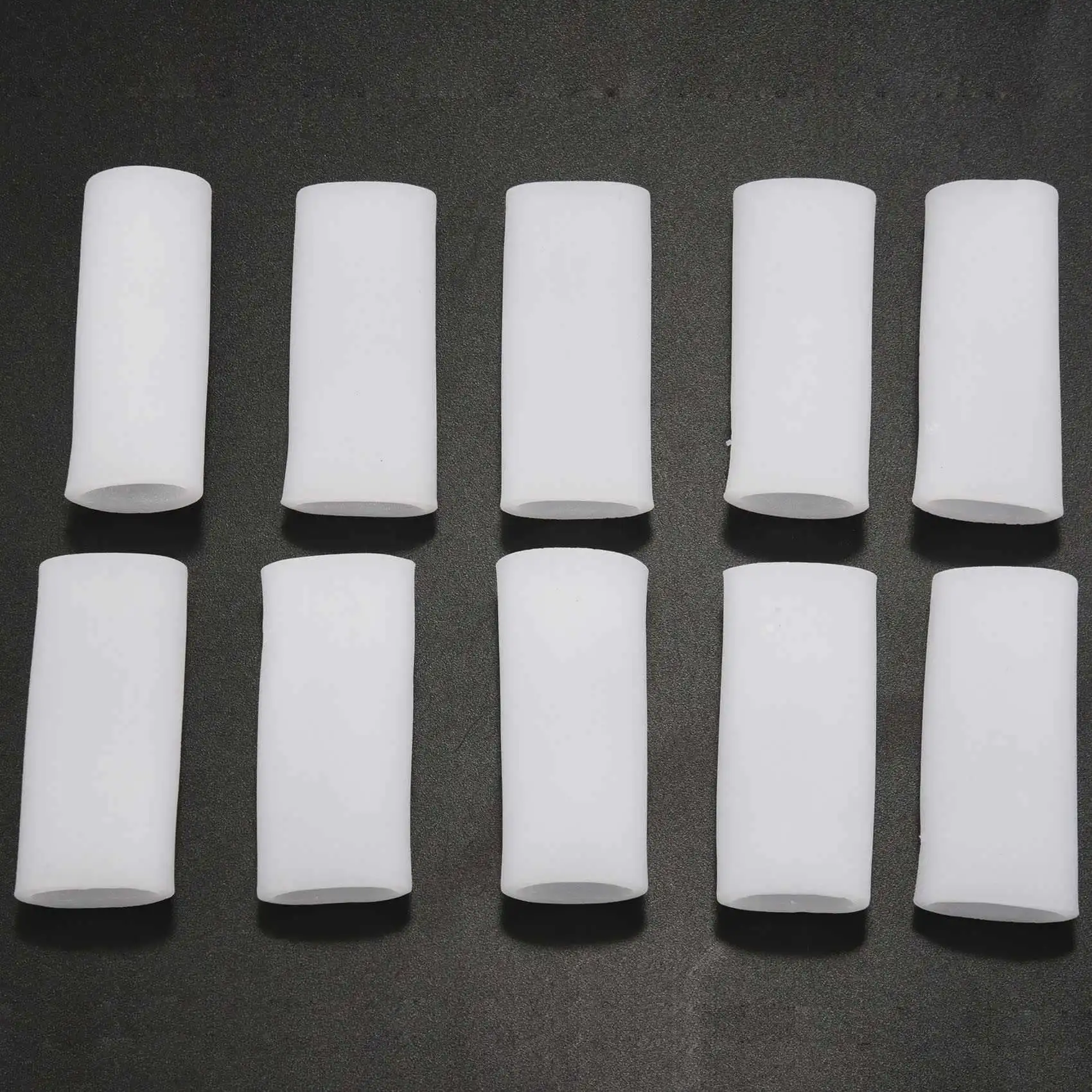 A83G-20 Pcs Silicone Gel Finger Tube Protector Toe Sleeves For Friction Pain Relief Foot Care Tool Finger Protect