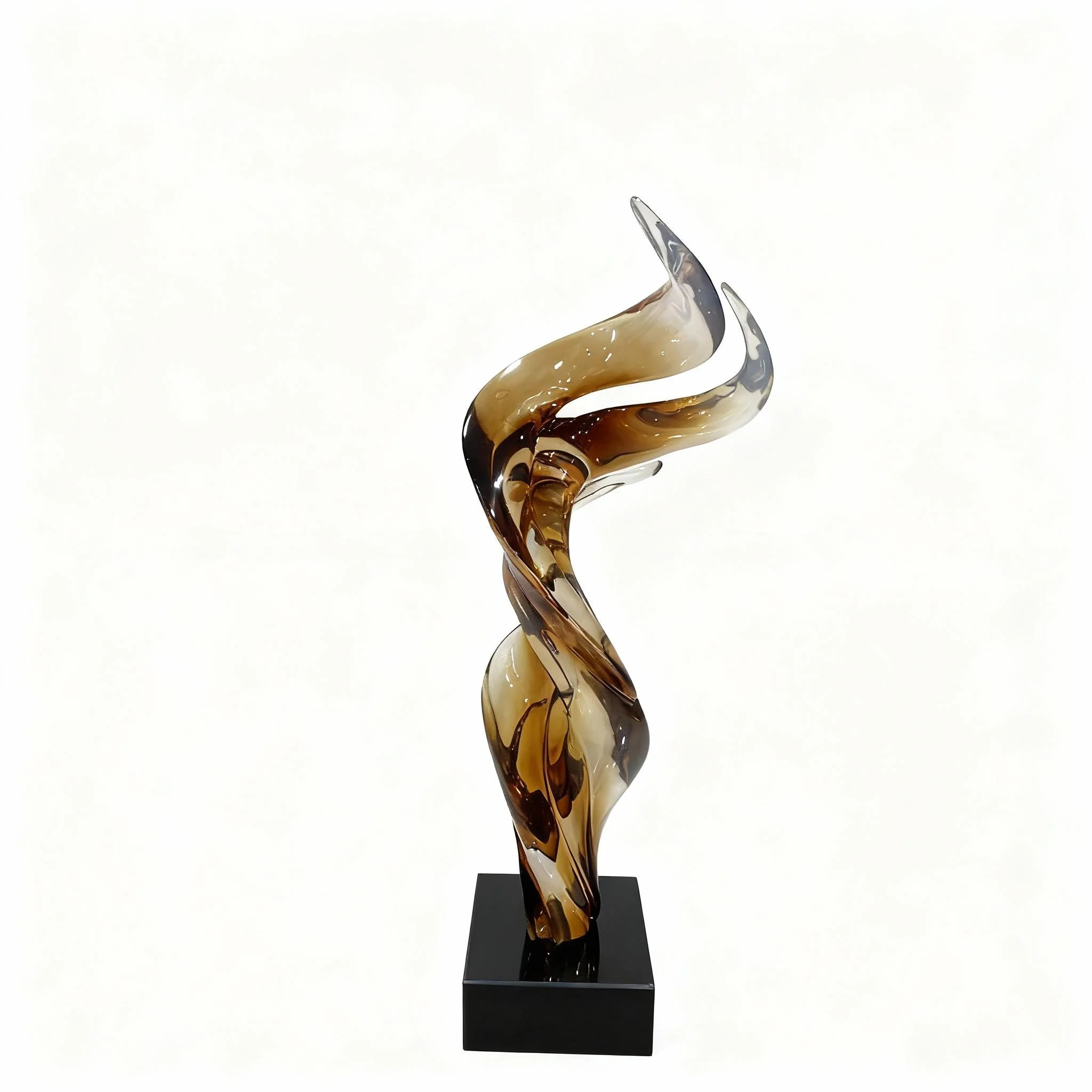 *m Transparent Resin Artistic Sculpture Irregular Shape Living Room Floor & Staircase Entrance Foyer Decoration