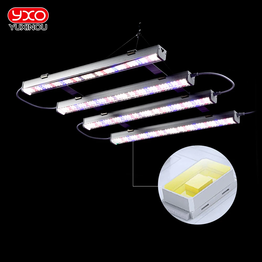 100W 25w Foldable LED Grow Light Bar Full Spectrum Dimmable Grow Light for Indoor Plants Hydroponic System Greenhouse