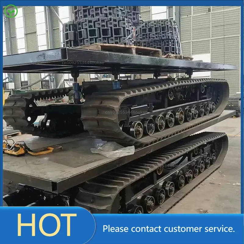 crawler walking , multi-specification installation of welding mechanical crawler, self-walking crawler chassis