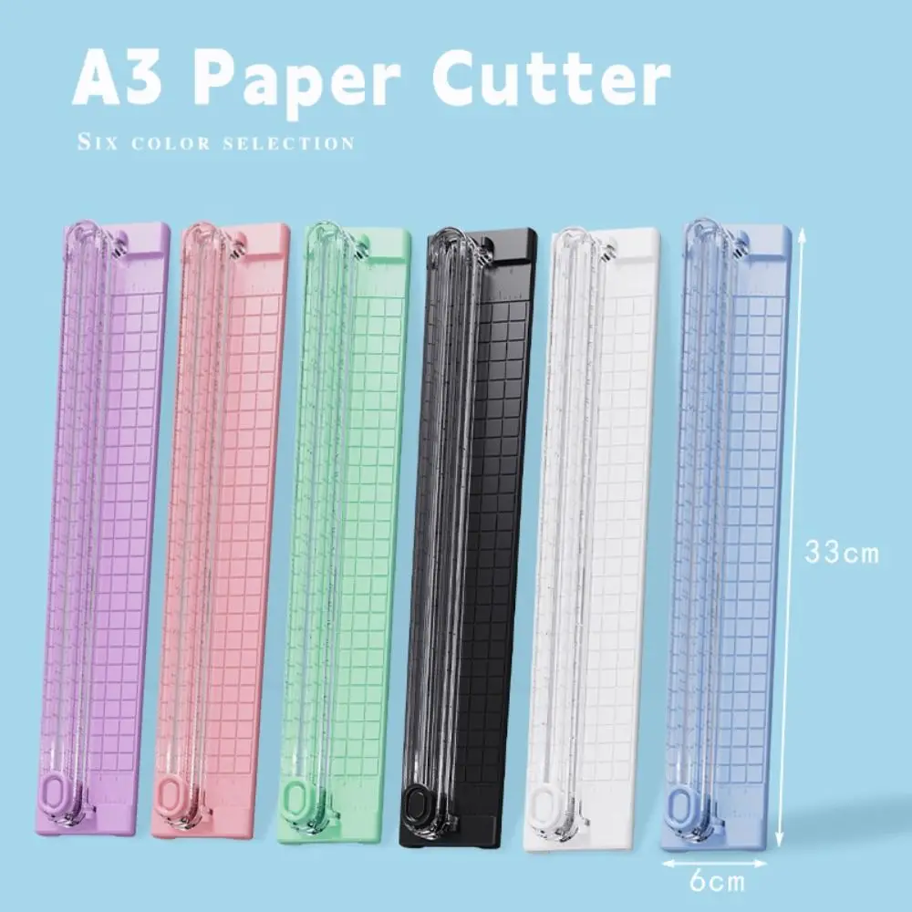 A3/A4 Paper Cutting Paper Cutter Bidirectional with Pull-out Ruler Paper Cutting Machine Portable Paper Trimmer School Office