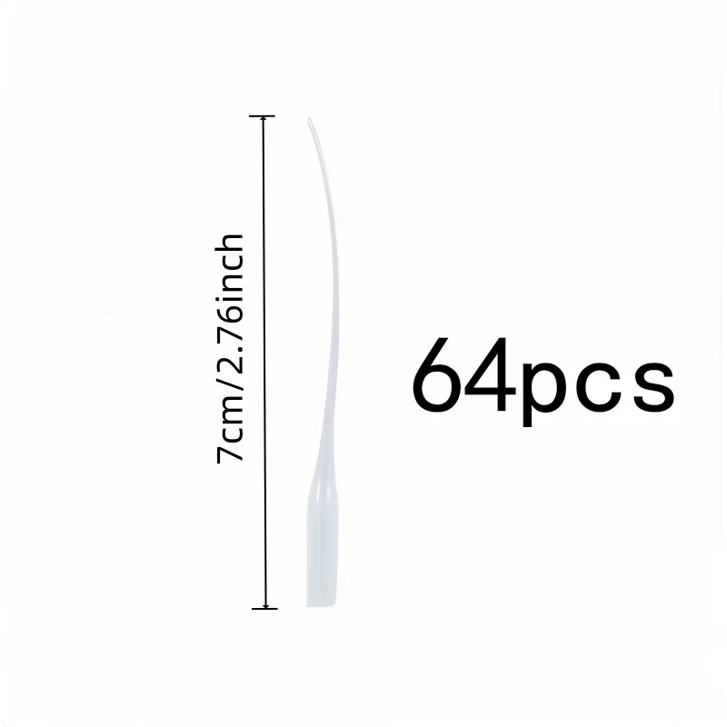 64 pcs Dispensing Droppers, Leak Proof Design, Lab Micro Dispensing Lab Micro Dispensing, Ultra Fine Pointed Tip