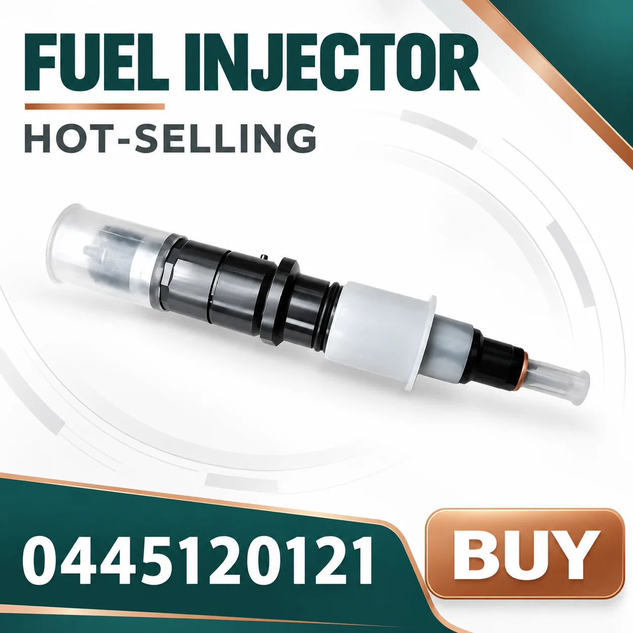 Interchangeable 0445120121 0986AD1047 Injector, Universal Heavy Duty Diesel Fuel Injector For Big Trucks.LI1730