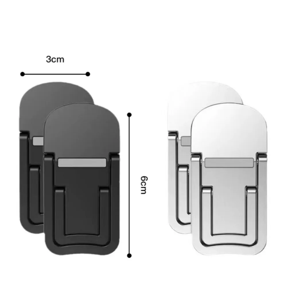 2pcs ขาตั้งแล็ปท็อปขนาดเล็ก Self-กาว 2 ปรับมุมพับได้ที่มองไม่เห็นแบบพกพาแล็ปท็อป Riser สําหรับ MacBook