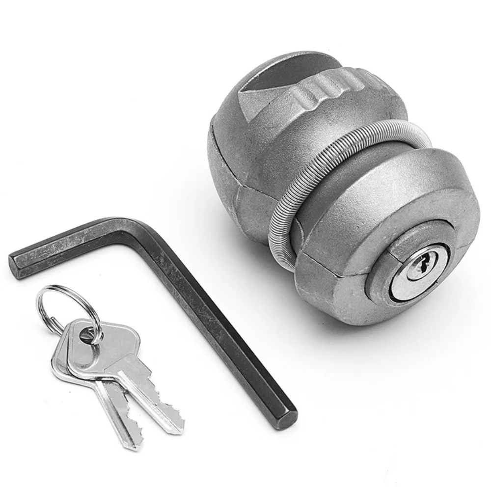 Zinc Alloy Trailer Hitch Lock Anti-Theft Lock Design Metal Lock Body Ball Coupler Lock Coupler Protective Shell