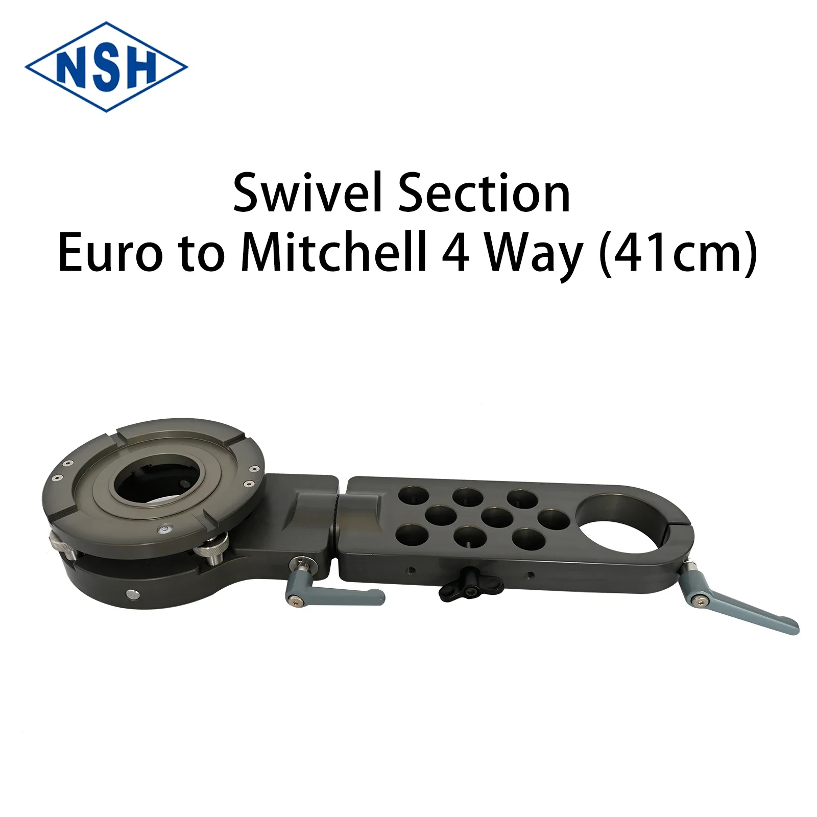 NSH Swivel Section Euro To Mitchell 4 Way Camera Track Dolly Riser Accessories Photography Equipment For Making Film