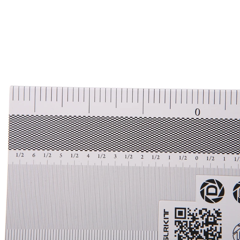 Camera Lens for Focus Calibration Card for AF Micro Alignment Ruler Folding Char