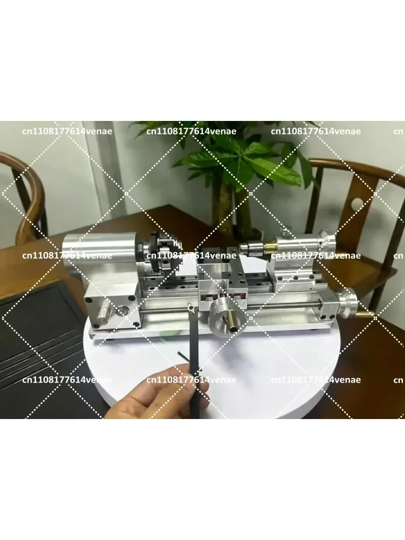 Variable Speed Mini Lathe 100-2500RPM Wood Metal Working Bench Jewelry Polishing Tool 110V/220V Power for DIY