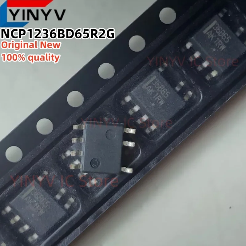 10Pcs NCP1236BD65R2G 36B65 SOP-7 NCP1236BD65 NCP1236 Fixed Frequency Current Mode Controller for Flyback Converters 100% New