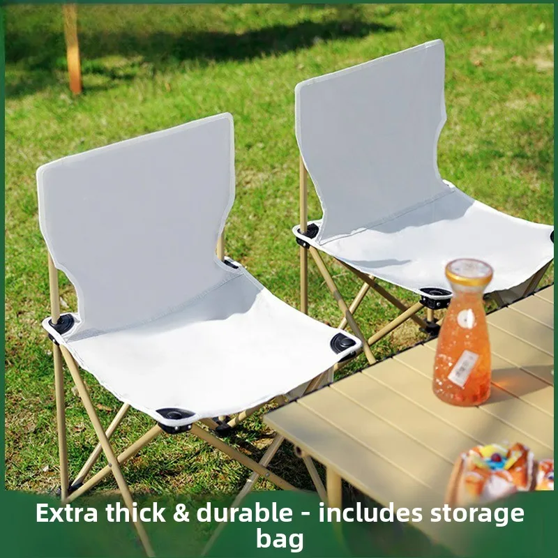 

Folding Chairs Outdoor Picnics Camping Beach Tourism Equipment Wear-resistant Portable Sturdy Durable Breathable Fishing Chairs