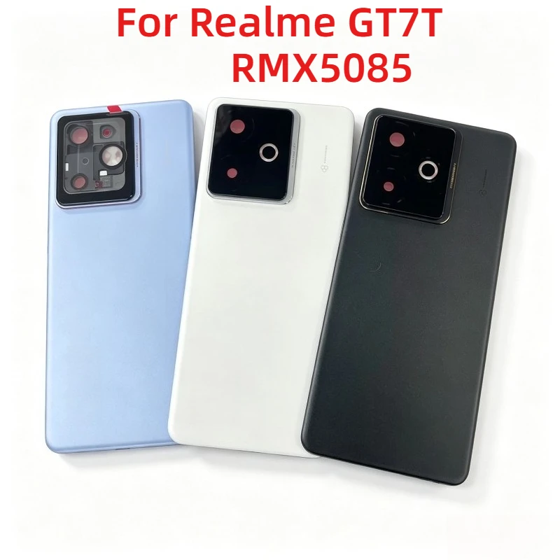 For Realme GT 7T Battery Cover For Realme GT7T RMX5085 Panel Rear Door Housing Case Phone Lid Shell Replacement