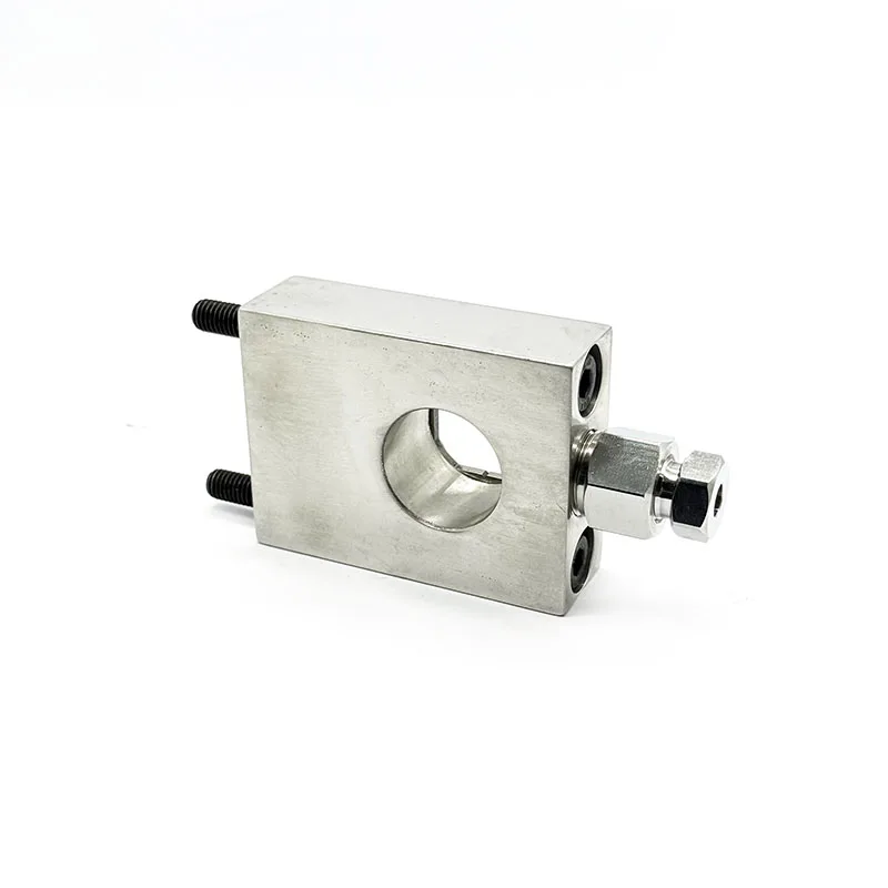 Parte a getto d'acqua Collare di montaggio frontale AccuValve Standard 1-11198 per macchina da taglio a getto d'acqua