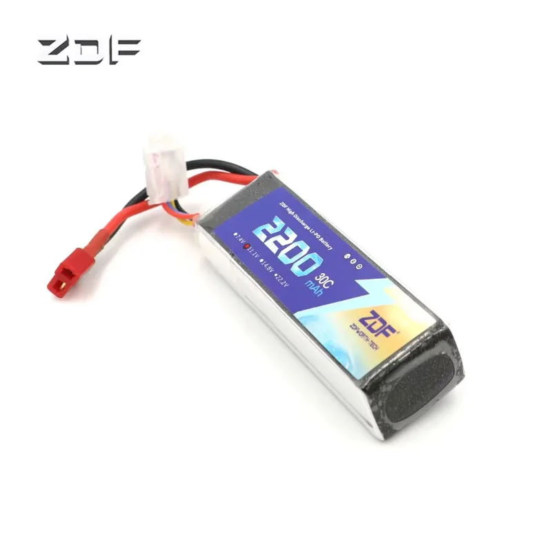 ZDF Lipo Battery 11.1V 2200mAh 30C for RC Trex 450 Fixed-wing Helicopter Quadcopter Airplane Car Lipo 3s Bateria