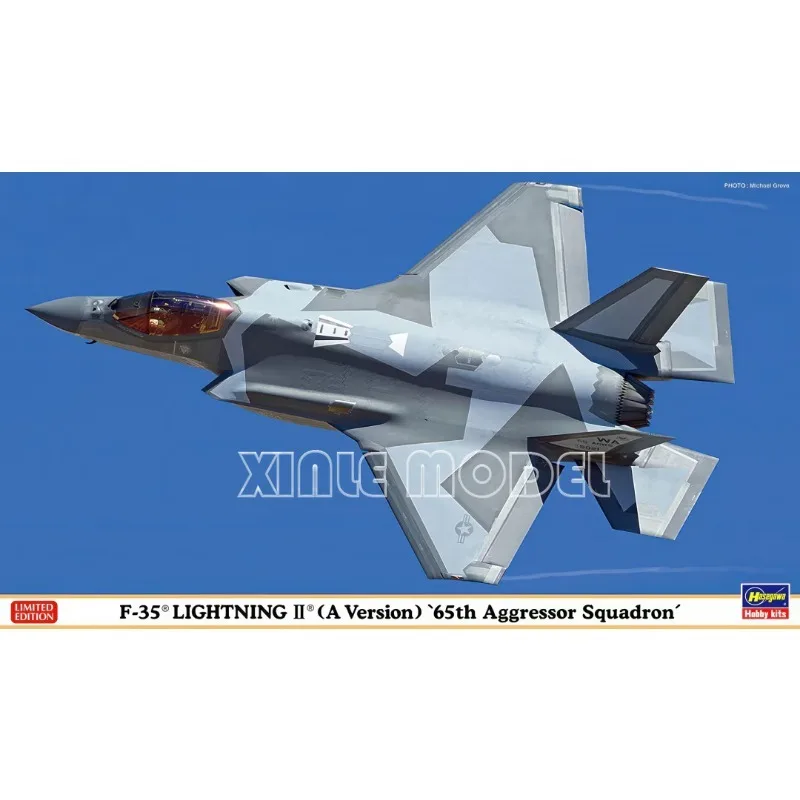 

Hasegawa 02420 F-35 Lightning II (A Version) '65th Aggressor Squadron' 1/72 Scale Model Kit DIY Toy