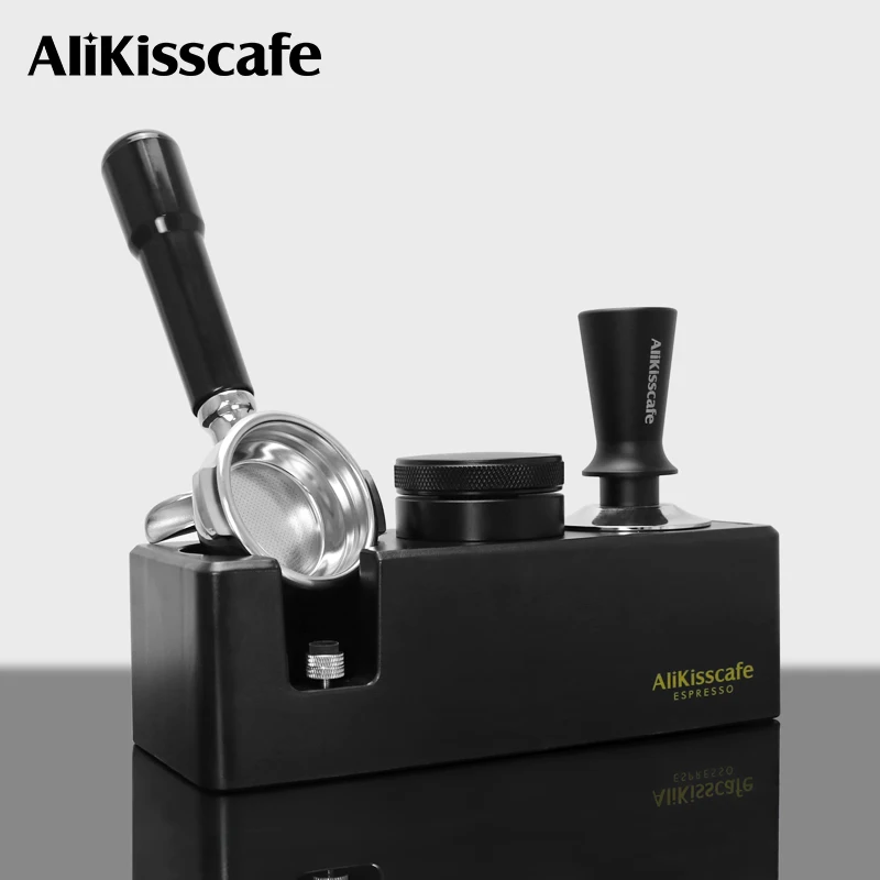 AliKisscafe Coffee Tamping Station 51mm 54 58mm Portafialter Holder Stand For Delonghi Breville Espresso Accessory Barista Tools