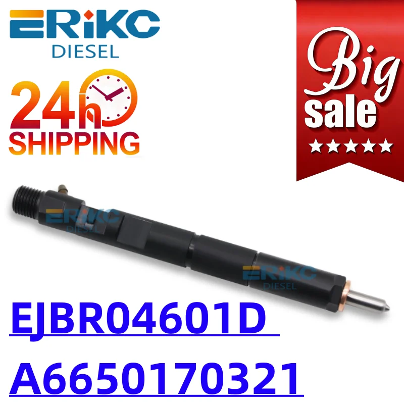 

High Quality Fuel Injector EJBR04601D A6650170321 For Ssangyong Rexton Kyron Rodius 2.7d