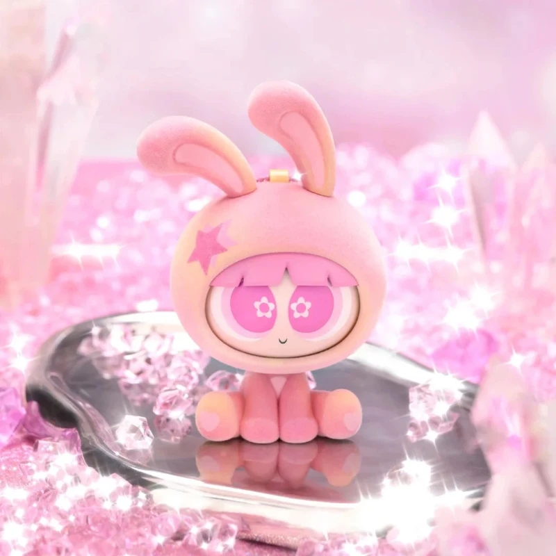 

The Powerpuff Girls Spin Fun Claw Team Series Flocked Blind Box In Stock Kayou Cute Kawaii Pendant Keychain Figure