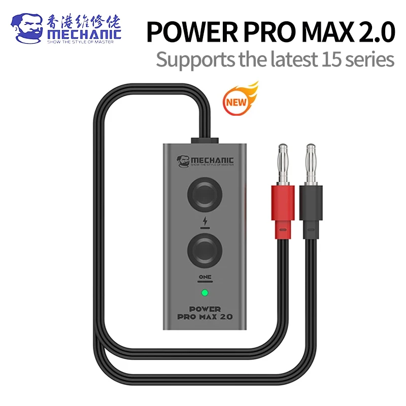 MECHANIC Power Pro Max 2.0 Power Supply Cable,One-click Startup for IPhone X-15PM Repair Power Supply Test Startup Cable Tool