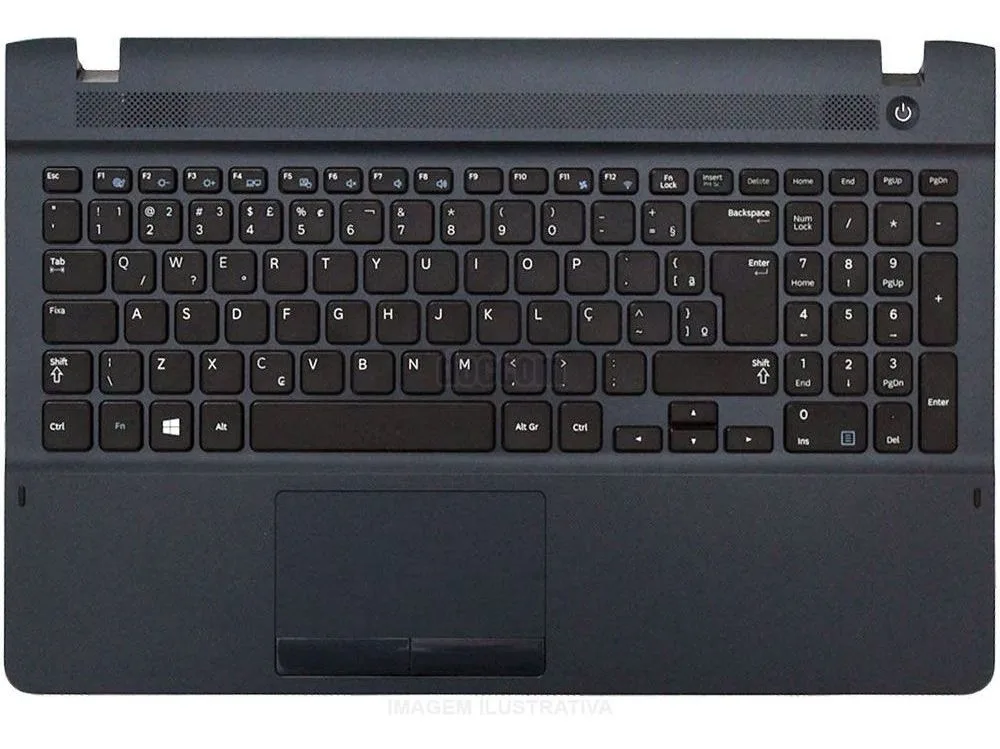 Compatible Samsung Ativ Book 2 Np250e5e Np270e5e Np275e5e Np275e5v Np300e5e Blue Keyboard