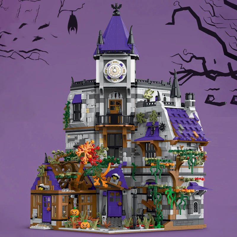 신비한 건물 하우스 빌딩 세트, 도시 아파트 매장 건축 모듈식 빌딩 블록 모델 키트, 선물 4190pcs