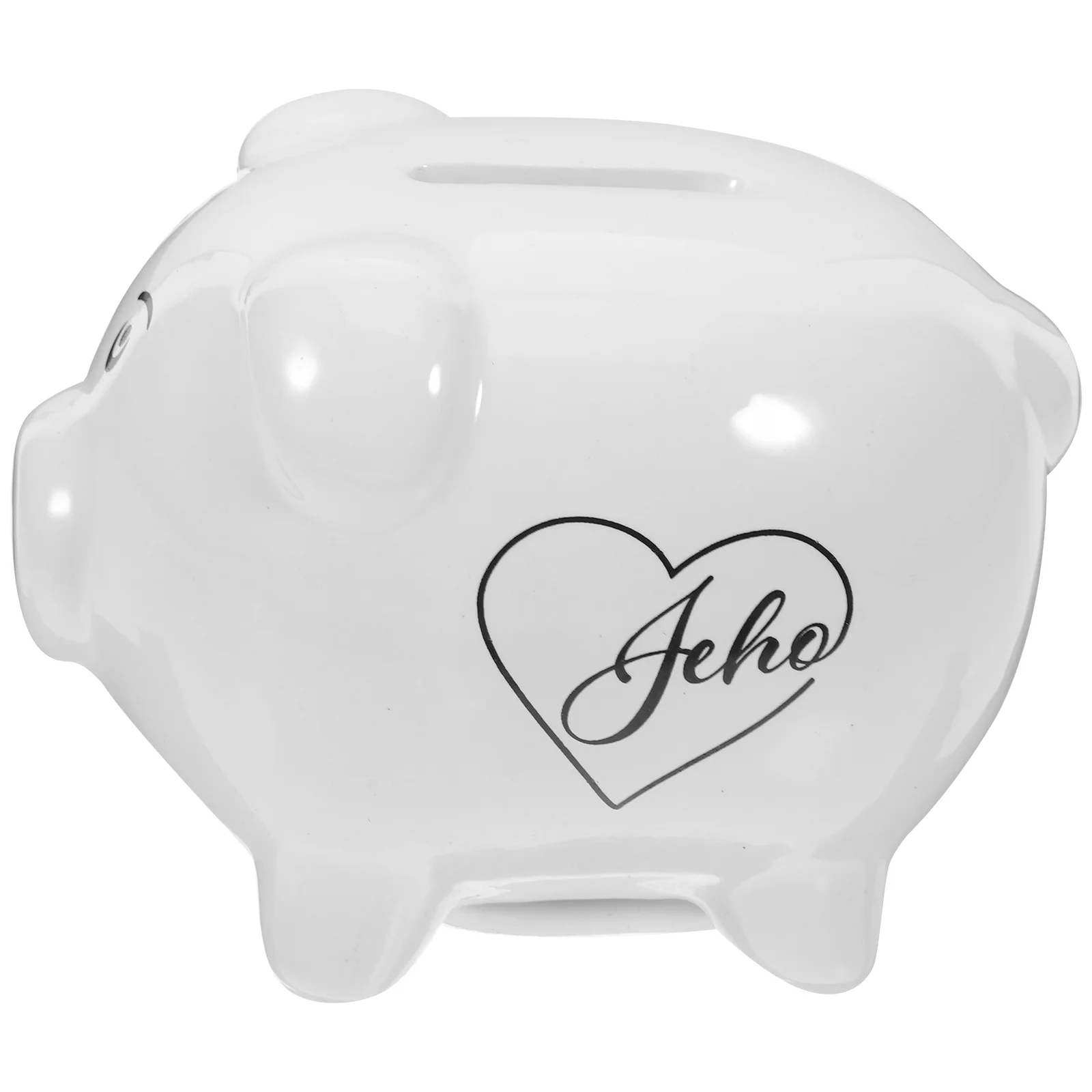 Cute Piggy Bank Kids Ceramic Coin Saving Jar Desktop Organizer Cartoon Money Pot for Children Piggy Bank Girls