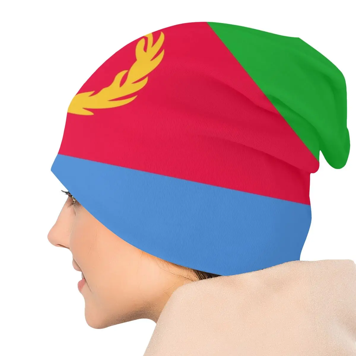 Eritrea Flag Skullies Beanies Caps Hip Hop Winter Warm Women Men Knit Hats Unisex Adult Bonnet Hats