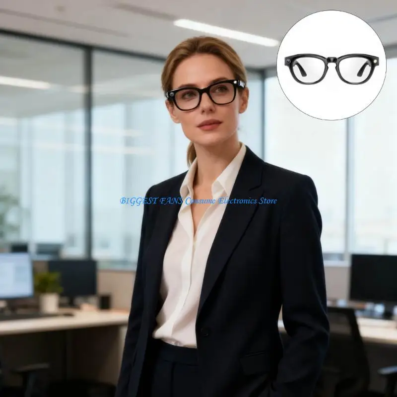 AI Powering Eyewears Long Service Clear Display Comfort Wear for Music Play