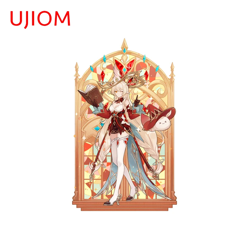 UJIOM Genshin Impact Alice Poster Style Wall Sticker Fashionable Waterproof PVC Decal High Quality Bathroom Decoration Wallpaper