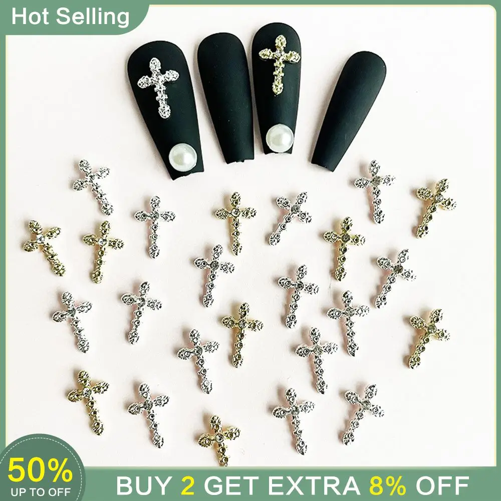 Simple Manicure Accessories Flash Drilling Exquisite And Beautiful Nail Art Decoration Rhinestones/accents Accessories Cross