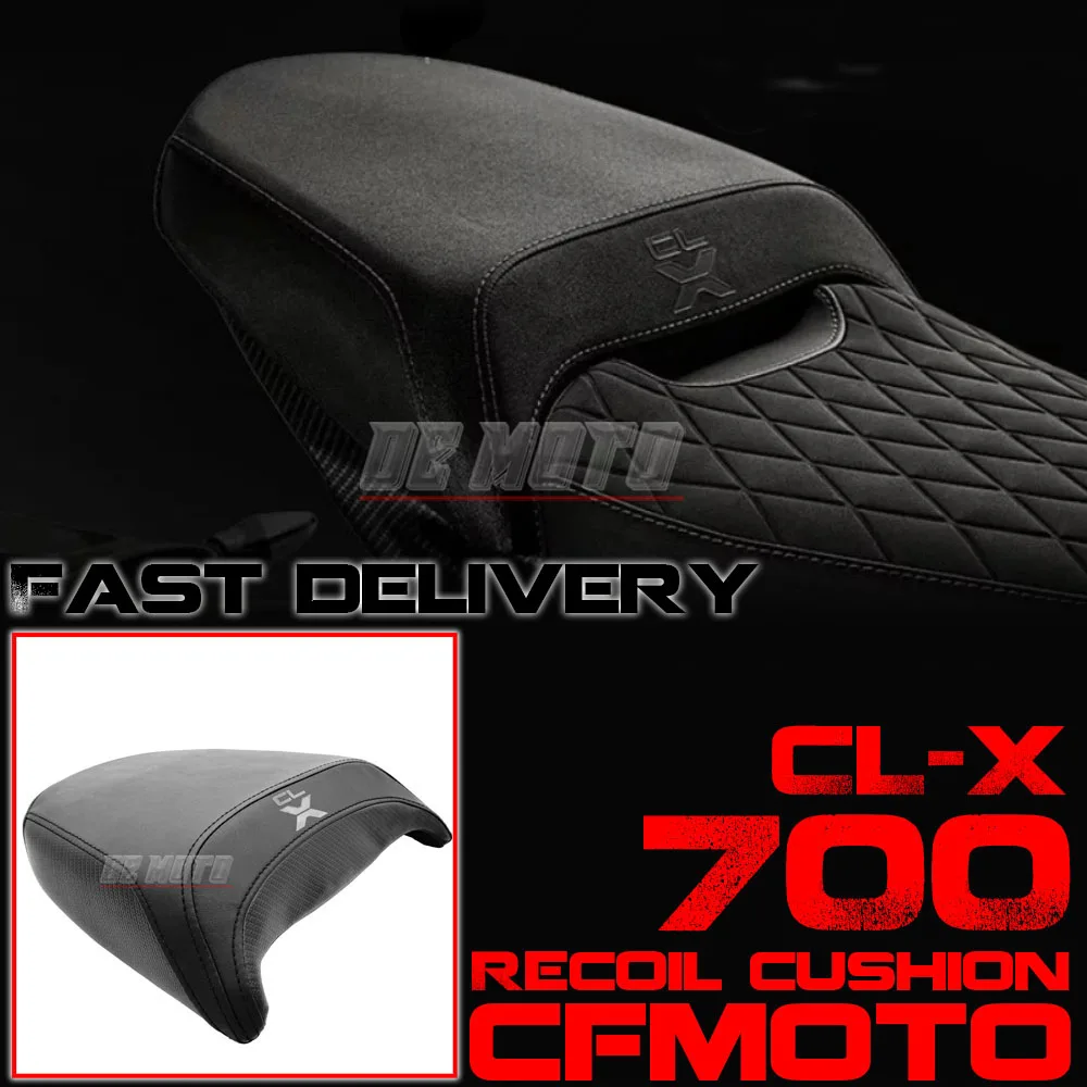 

For CFMOTO CL-X 700 700CLX 700CL-X CLX700 Sport Motorcycle Full Leather Waterproof Seat Cushion Rear Seat Cushion