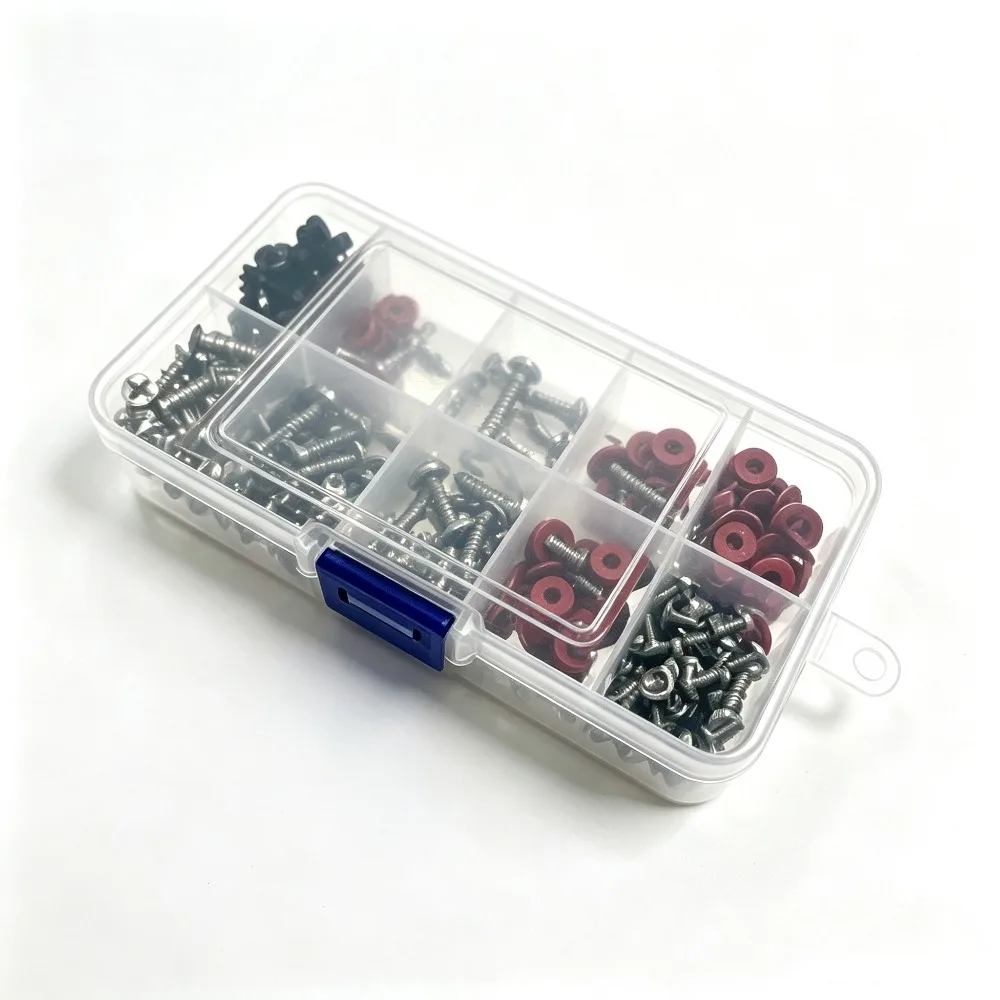 360Pcs Assorted PC Chassis Mounting Screws Kit Boxed Desktop Computer Case Hardware Fasteners Motherboard HDD Fan DIY Assembly