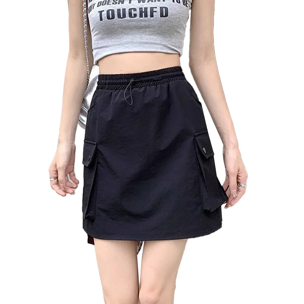 Womens Workwear Skirt Womens Skirts New Skirt Womens Workwear Drawstring Elastic High Fashion Birthday Present